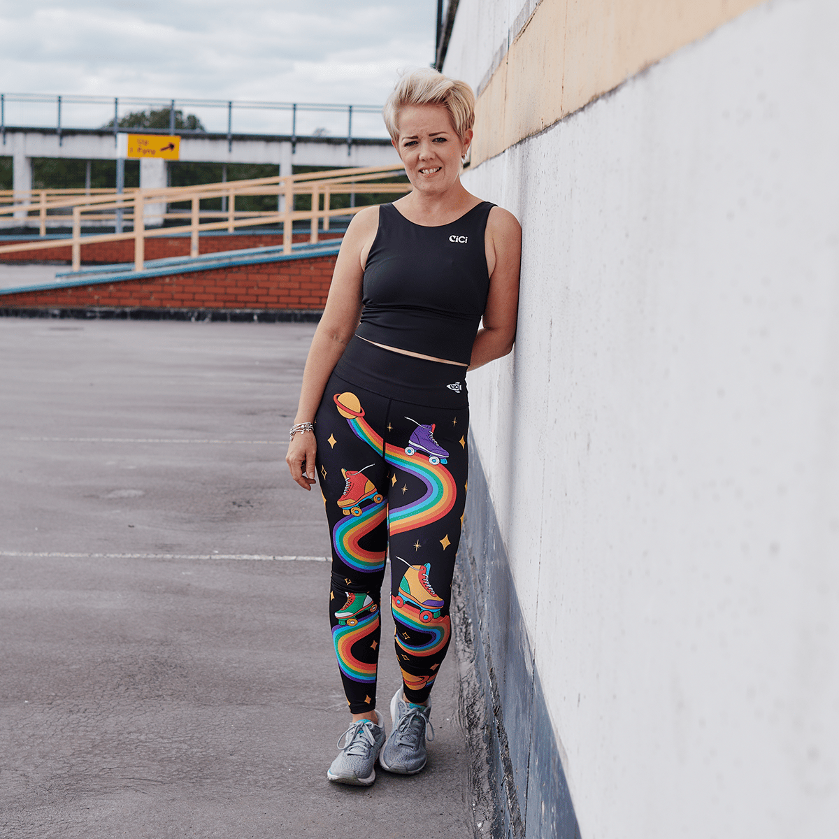 Adult rainbow outlet leggings